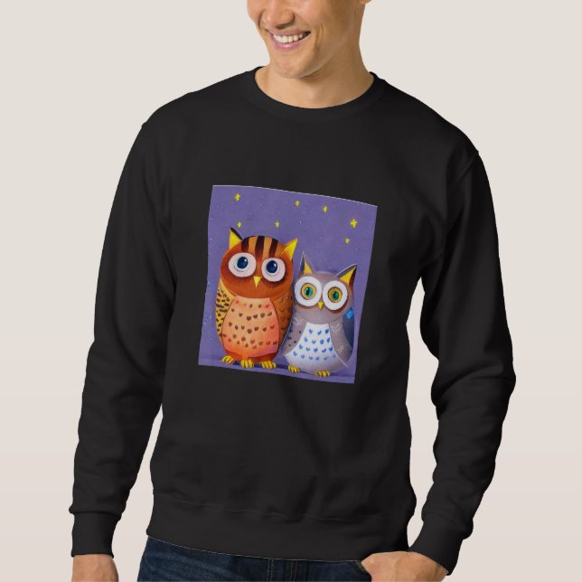Sudadera Two cute Owls (Anverso)