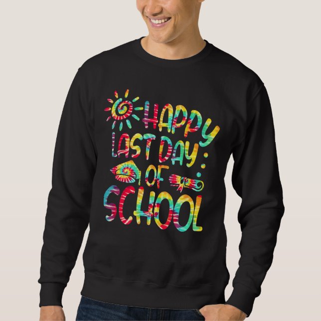 Sudadera Tye Feliz El Último Día De La Escuela Hola Grado D (Anverso)