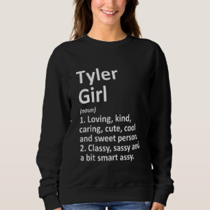 Sudadera TYLER CHICA TX TEXAS Funny City Home Roots Gift Ta