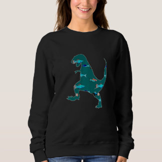 Sudadera Tyrannosaurus Rex Animal Rex Creepy Dinosaur 3