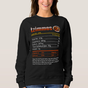 Sudadera Tzimmes Nutrition Hechos Navidades judíos de Hanuk