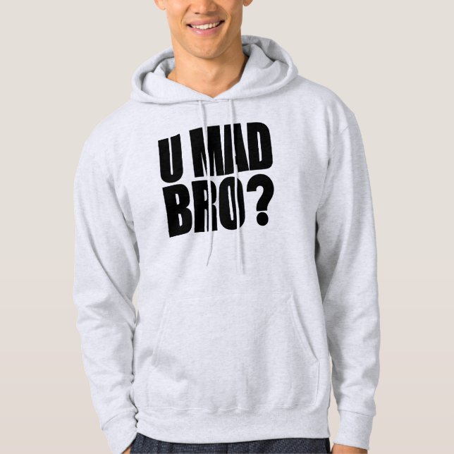 Sudadera U Bro enojado (Anverso)