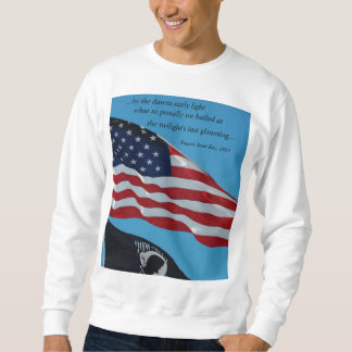 Sudadera U.S. bandera y escerpt de la camiseta del himno