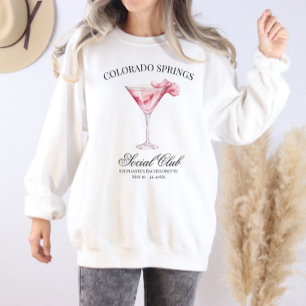Sudadera Ubicación personalizado Club Social Bachillerato R