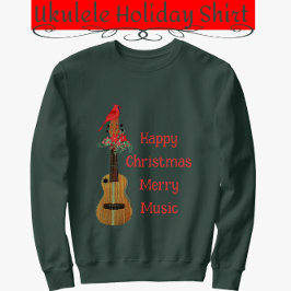 Sudadera Ucrania festiva Navidades felices dulce música sud