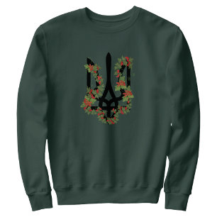 Sudadera UCRANIA. Tridente. Escudo de armas ucraniano. 