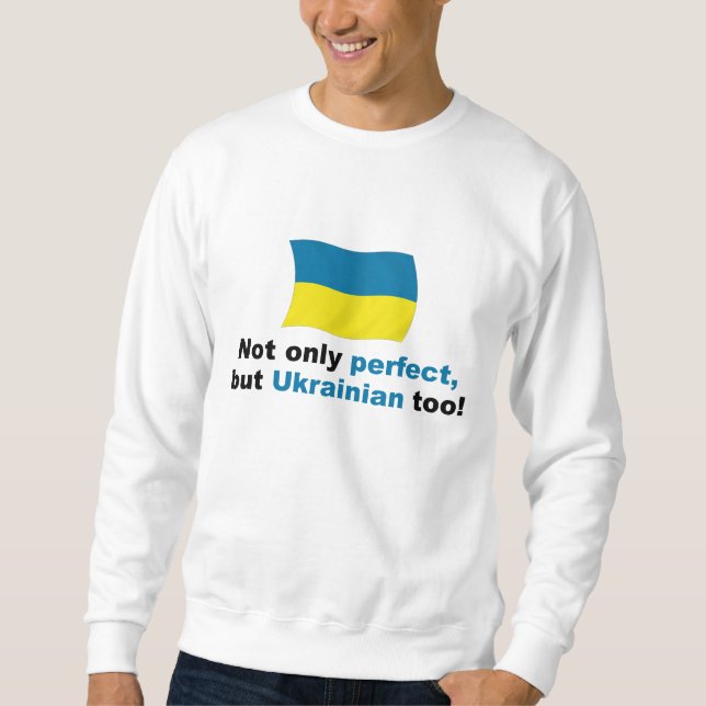 Sudadera Ucraniano perfecto (Anverso)