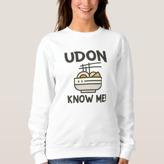 Sudadera Udon Know Me (Anverso)