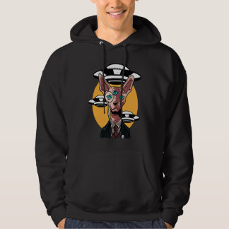 Sudadera UFO Abduction Sphynx Cat Extraterrestrial Kitty Ow