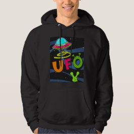 Sudadera Ufo en el espacio saluda