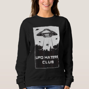 Sudadera Ufo Haters Club Anti Ufo Social Para Hombres