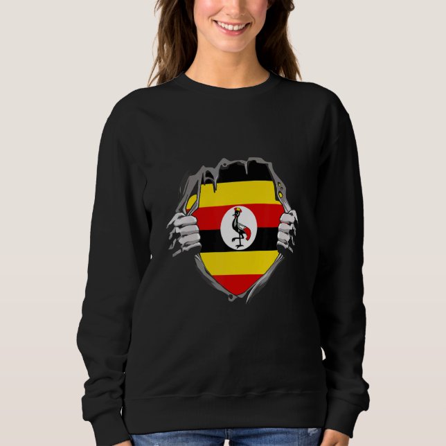 Sudadera Uganda Flag (Anverso)