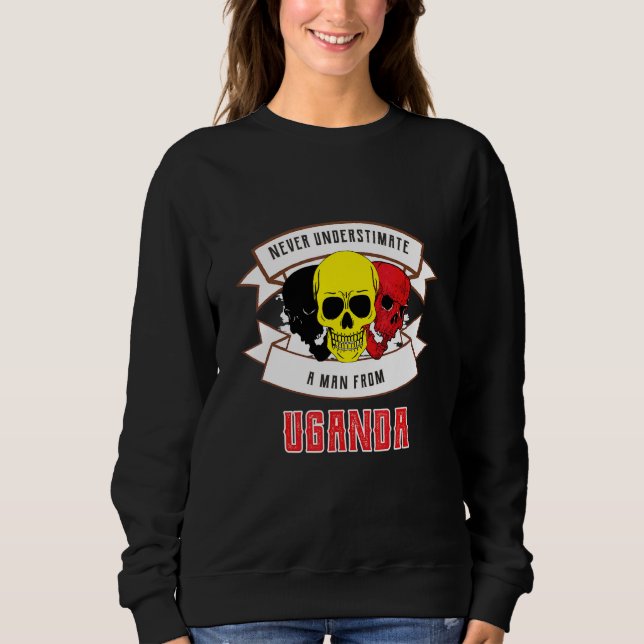 Sudadera Uganda Nunca Subestimes (Anverso)