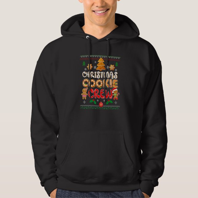 Sudadera Ugly Bakers Christmas Cookie Crew Family Baking Te (Anverso)