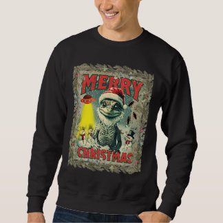 Sudadera Ugly Christmas shirt Santa lizard aliens cockroach