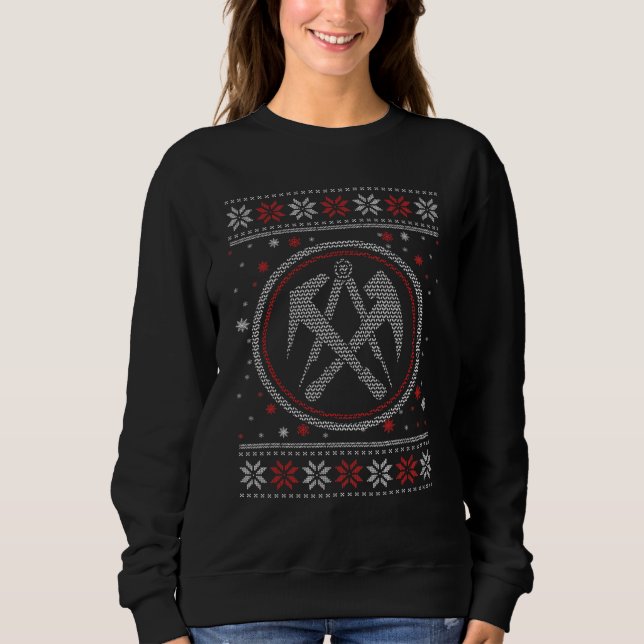 Sudadera Ugly Roofer Motif Christmas Time Christmas Eve (Anverso)