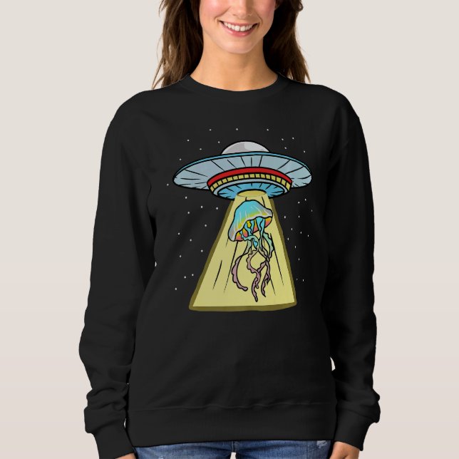Sudadera Uif Abducción Jellyfish Sea Animal 1 (Anverso)