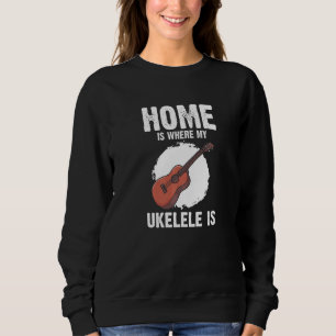 Sudadera Uke Hawaiian Home Ukule, músico de instrumentos de