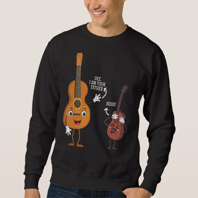 Sudadera Uke, soy tu padre Ukulele (Anverso)