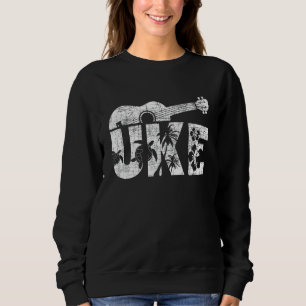 Sudadera Uke - Ukulele Jugador Guitarista De Música Ucrania