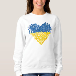 Sudadera Ukrainian flag. Love to Ukraine. Support. 