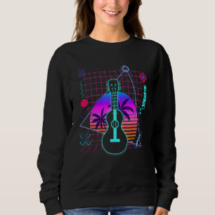 Sudadera Ukulele Estética Vaporwave Guitarra estilo Uke est