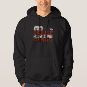 Sudadera Ukulele hawaiano Uke Ukulele no puede espiar por f