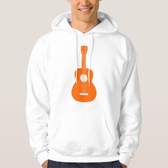 Sudadera Ukulele - Naranja (Anverso)