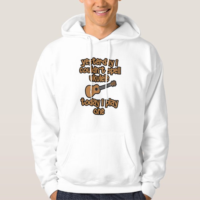 Sudadera Ukulele Original Divertido (Anverso)