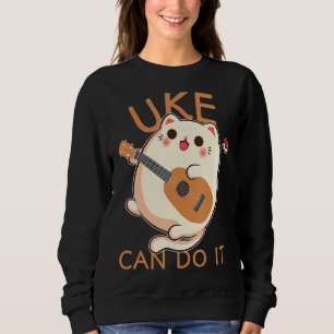 Sudadera Ukulele Print Uke lo puede hacer un producto de re