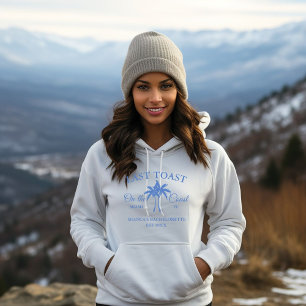 Sudadera Última tostada en la costa Beach Bachelorette