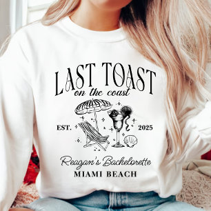 Sudadera Última tostada en la fiesta de la soltera costera