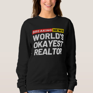 Sudadera Últimas Noticias El Realtor Más o Menos del Mundo 