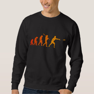 Sudadera Ultimate Frisbee Evolution Disc Golf Monkey Human