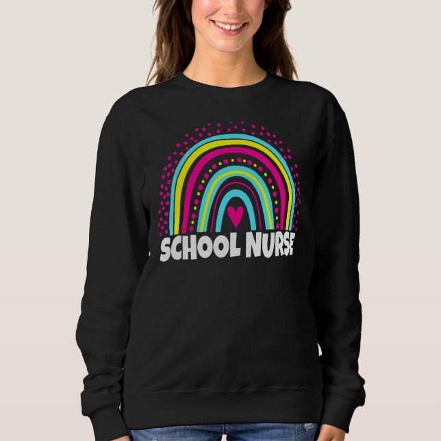 Sudadera Último Día De Enfermería Escolar (Anverso)