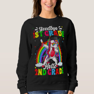 Sudadera Último Día De La Escuela Primer Grado Hola Segundo