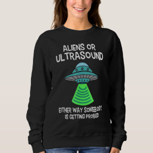 Sudadera Ultrasonido Tech Alien Apparel Unisex-Adultos Negr