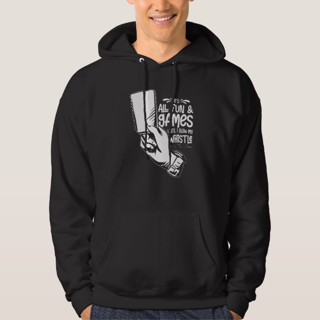 Sudadera Umpire Quotes  Baseball Softball Football Whistle  (Anverso)