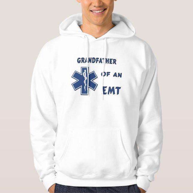 Sudadera Un abuelo orgulloso de EMT (Anverso)