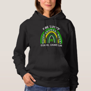 Sudadera Un afortunado consejero de escuela leopardo St Pat