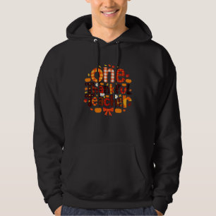 Sudadera Un agradecido maestro de otoño de acción de gracia
