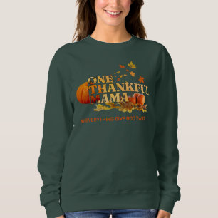 Sudadera UN AGRADECIMIENTO MAMÁ MOM Elegante Acción de Grac
