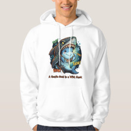 Sudadera Un alma gentil en una máscara salvaje Tiburón lind
