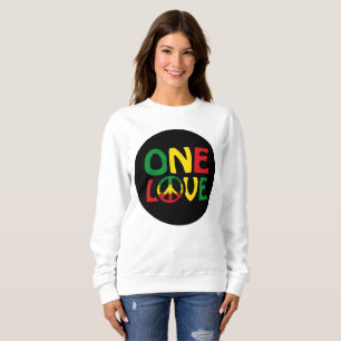 Sudadera Un amor, diseño de reggae