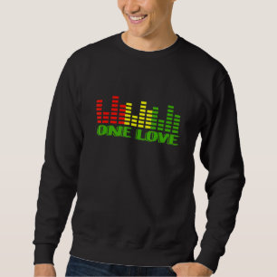 Sudadera Un Amor Paz Amor Unidad Reggae Raíces Jamaica Ras