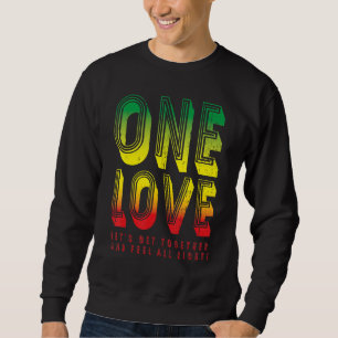 Sudadera Un amor por el reggae rasta 3