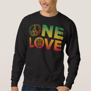 Sudadera Un amor por los rastas de reggae