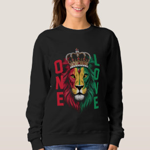 Sudadera Un amor rasta el orgullo jamaiquino reggae african