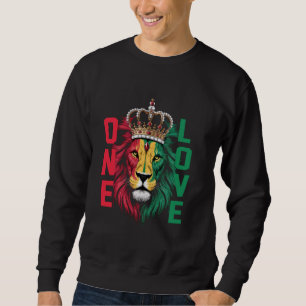 Sudadera Un amor rasta el orgullo jamaiquino reggae african