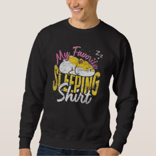 Sudadera Un animal somnoliento, mi hámster dormido favorito